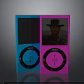 SanDisk Portable MP3 Players in Blue and Pink with Screen and Control Buttons