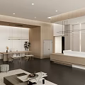 Modern Hotel Lobby Interior Design With Wooden Elements Reception Desk Sofa And Recessed Lighting