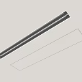 Air Conditioner Air Vents Black Long Strip Design Components And Installation