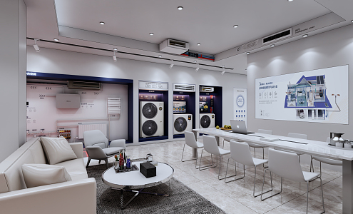 Modern specialty store central air conditioning specialty store electrical appliance store 3d model