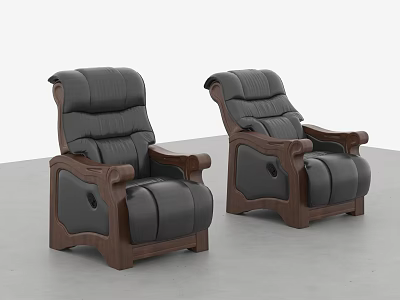 Modern Ergonomic Office Chair With Adjustable Height Lumbar Support And Leather Upholstery For Home Office 3d model