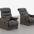 Modern Ergonomic Office Chair With Adjustable Height Lumbar Support And Leather Upholstery For Home Office