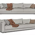 Modern Multiplayer Sofa 3d model