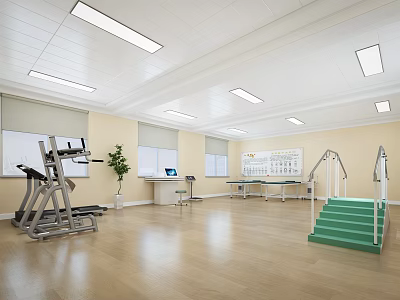 Nursing home recovery room 3d model