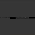 Black Tactical Assault Rifle 3D Rendering With Detailed Barrel And Magazine