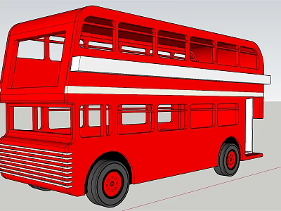 Modern Bus 3d model