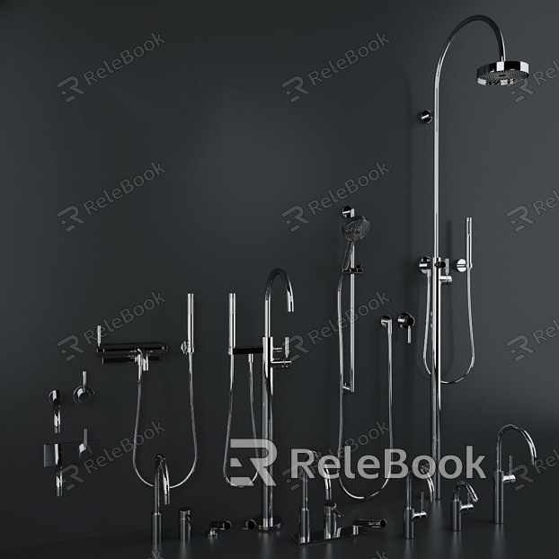 Shower kitchen faucet combination model