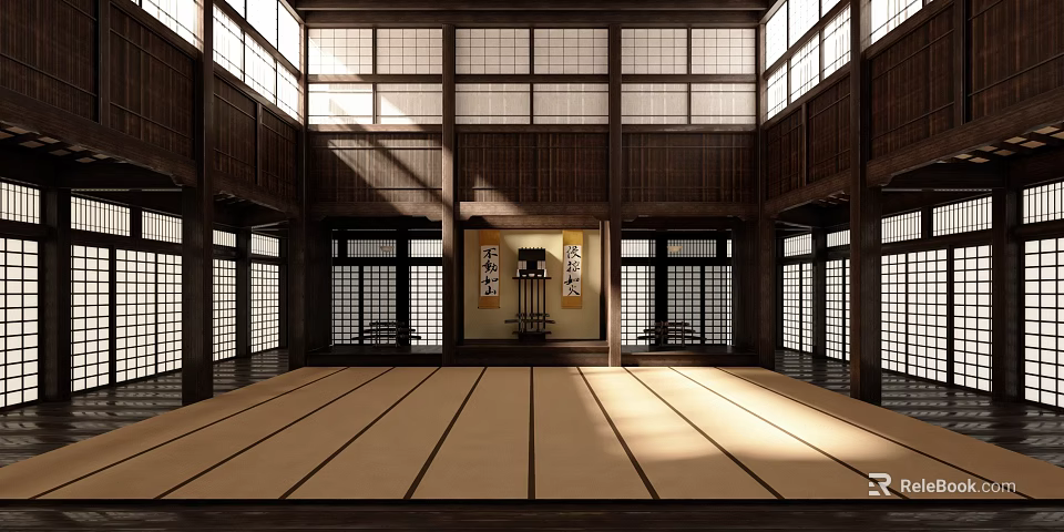 Modern Open Concept Kitchen Design With Spacious Layout And Modern Appliances 3d model