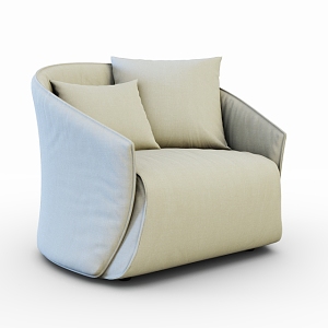 Single sofa 3d model