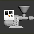 Industrial ZL80 Machine With Stainless Steel Hopper Control Panel And Extruder