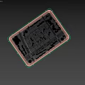 Detailed Architectural Sandbox Model With Buildings Greenery And Urban Layout Design