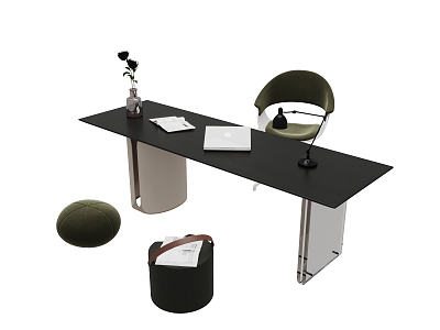 Desk and Chair Combination Desk Chair Stool model