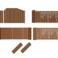 Ancient Bamboo Slips Displayed As Traditional Manuscripts With Various Shapes Arrangements