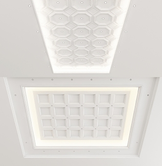 American ceiling 3d model