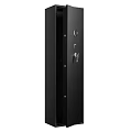 Commercial Equipment Heavy Duty Black Vertical Storage Cabinet With Internal Shelves