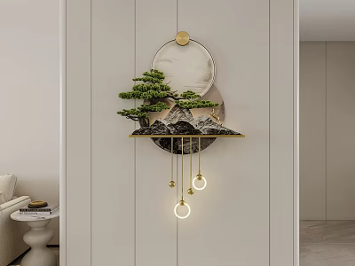 Wall decoration three-dimensional wall decoration 3d model