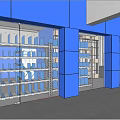 Exterior View of Zichuan International Trade City Comprehensive Service Center with Architectural Design