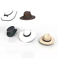Assorted Stylish Hats In Different Styles For Daily Fashion Accessory