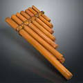 Traditional Bamboo Raft Eco Friendly Water Transportation Vehicle For Rivers