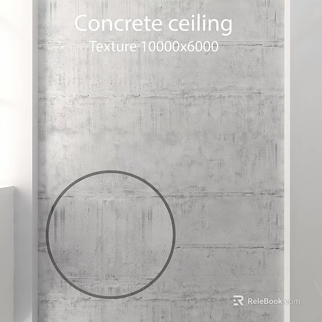 Gray Concrete Wall Texture 10000x6000 for Modern Interior Decor Projects 3d model 