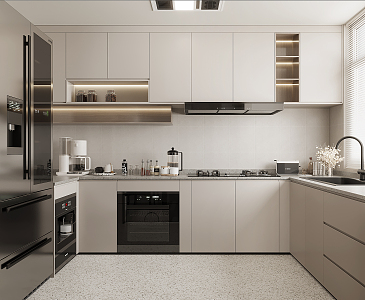 Modern Kitchen 3d model