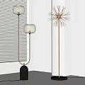 Modern floor lamp 3d model