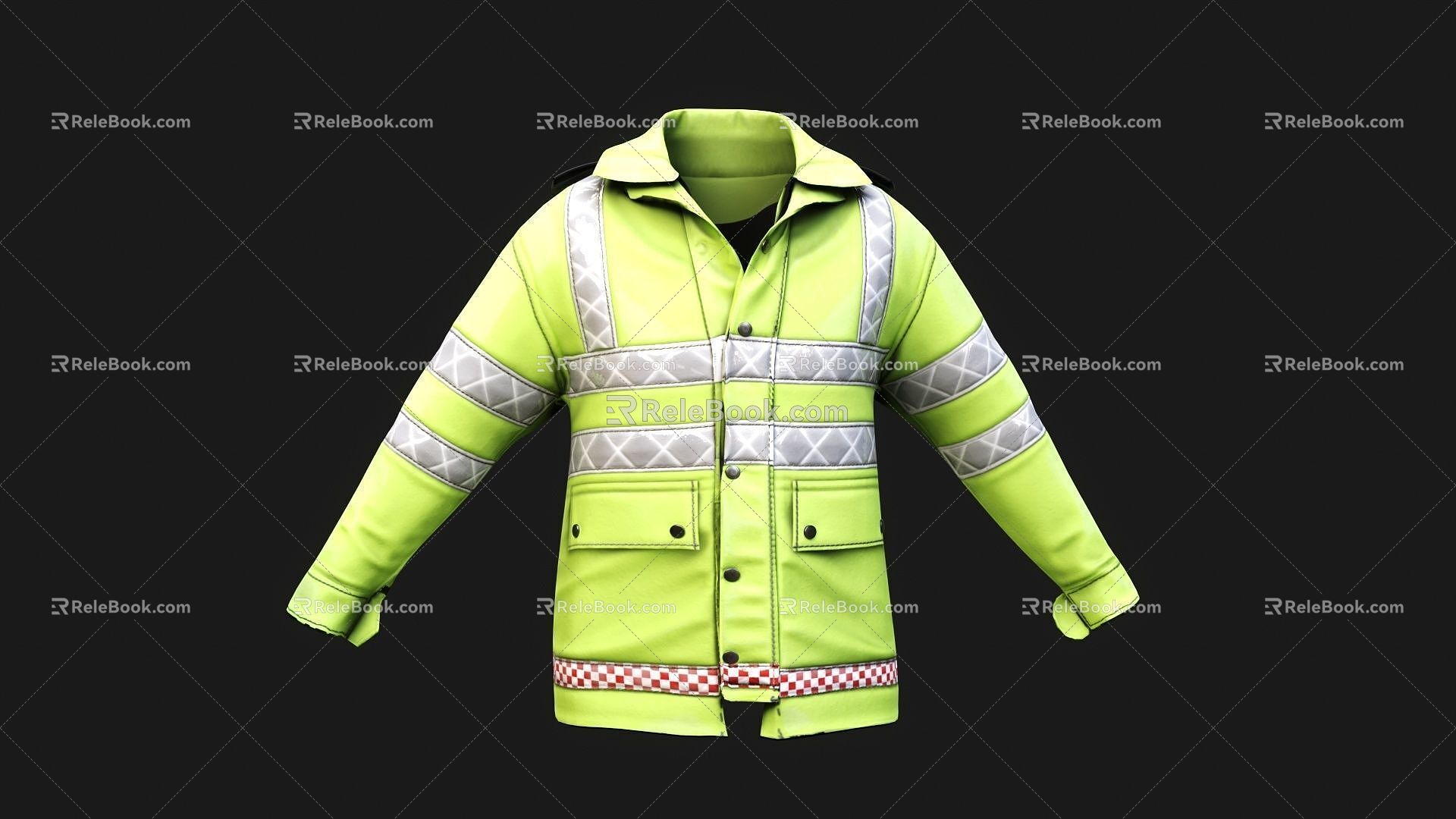 Police Uniform Clothing Clothing Clothing Police Uniform Traffic Uniform Coat 3d model