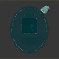 Intricate Mechanical Game Movie Character Featuring Teal Orange Red Parts And Complex Design