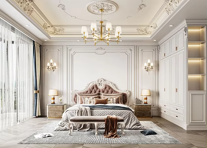European Bedroom 3d model