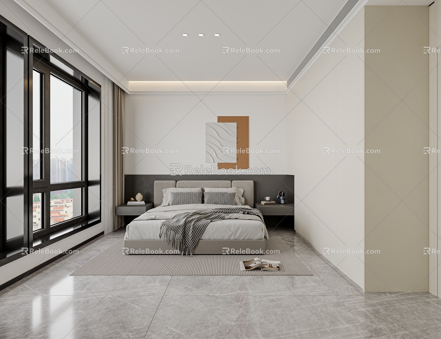 Modern Bedroom 3d model