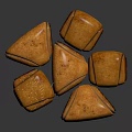 Golden Brown Sesame Topped Pastries Stacked on Black Background as Delicious Baked Snacks