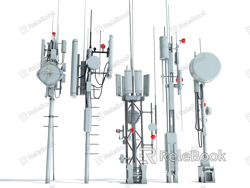 Style Public Facilities Antenna Signal Tower Base Station Communication Tower model