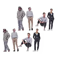 characters multiplayer characters 3d model