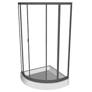 Modern shower room 3d model
