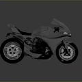 Sleek Silver Motorcycle With Modern Streamlined Design Black Seat And Alloy Wheels