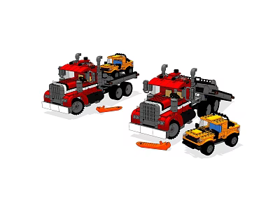Modern Toy Building Blocks Toy Cars 3d model