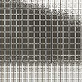 Modern Glass Room Divider With Grid Pattern Revealing Natural Tree And Water View