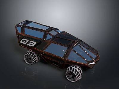 All Terrain Vehicle Toy Car Four-wheeler Beach Car Four-wheel Motorcycle Mountain Bike Off-road Mountain Bike 3d model