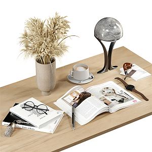 Modern Desk Ornaments Book Ornaments 3d model