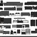 Commercial Kitchen Equipment Including Ovens Worktables Shelves Refrigerators And Hoods