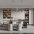 Modern study 3d model