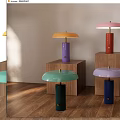 Modern Table Lamp Simple Italian Color Table Lamp 3d model