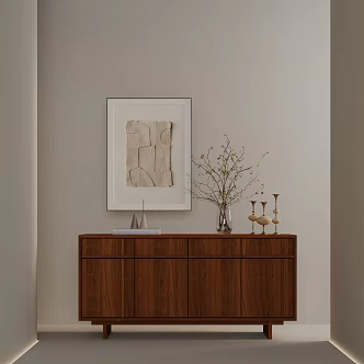 Modern Entrance Cabinet 3d model
