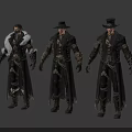 Exorcist Hunter Mercenaries 3d model