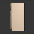 Modern Pink Double Door Refrigerator Electronic Appliance For Home Kitchen