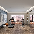 Modern Gym 3d model