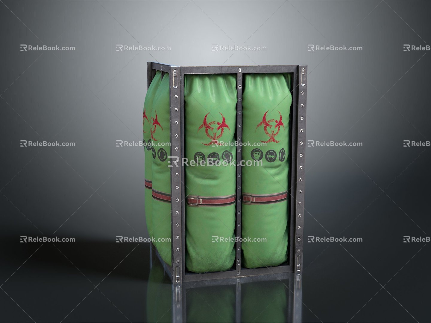 Container Cargo Box Cargo Box Trunk Box Luggage Leather Box Leather Box Container 3d model