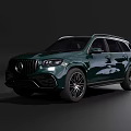 Dark Green Luxury SUV With Sporty Design Sleek Body Lines And Alloy Wheels