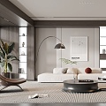 modern living room 2014 3d model