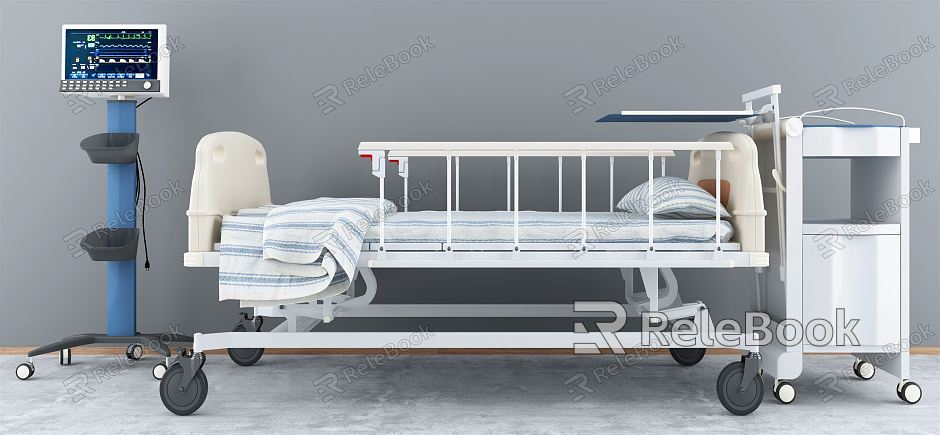 Modern nursing bed model